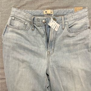 NWT Madewell Size 30 light wash Curvy Perfect Jean